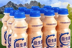 【整箱12瓶】益生菌乳酸菌风味饮品340ML早餐奶0脂肪饮料